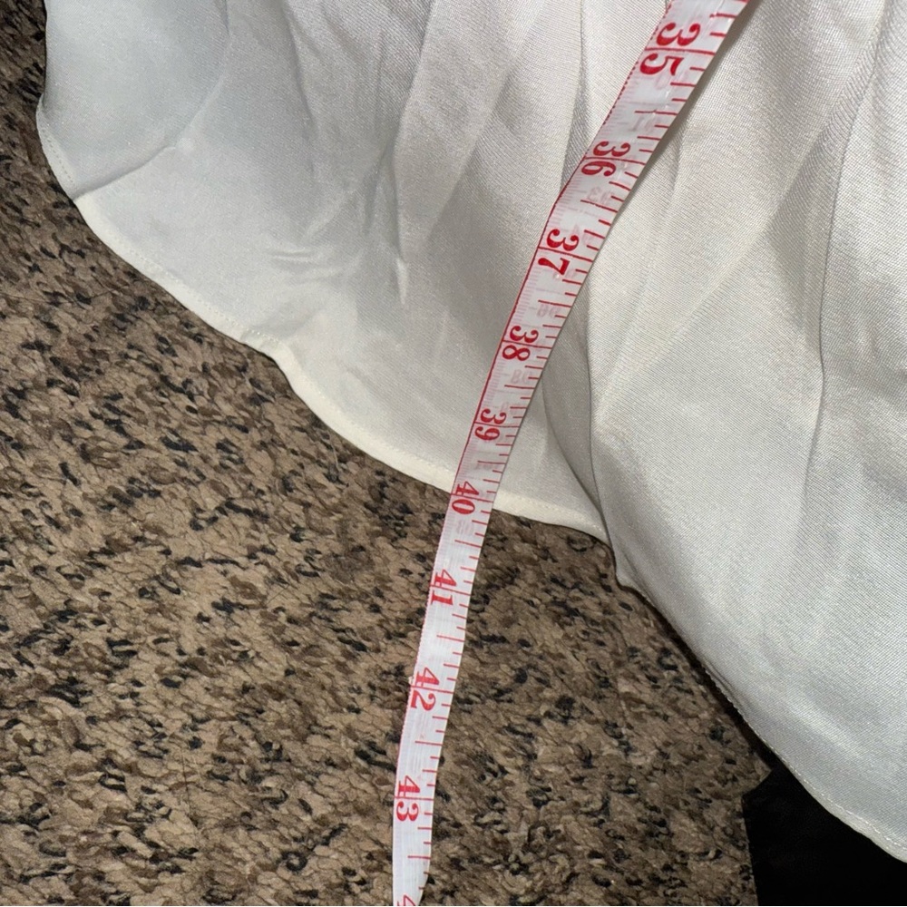 Ann Taylor ivory white and silver straps size 0 NWT bridal prom wedding dress - Picture 10 of 16